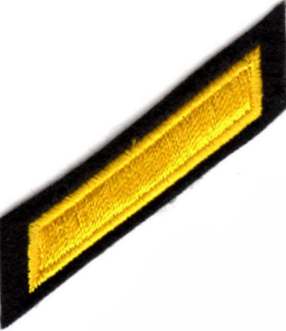 2 Sheriff Police Uniform Service Stripes Hash Marks 1-5 Stripes Gold Brown 4C4