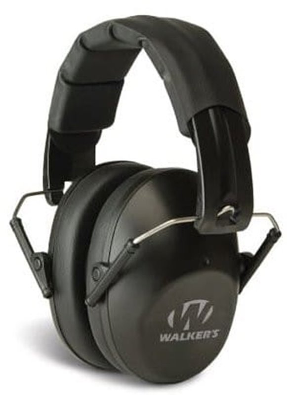 Walker's Low Profile Folding Ear Muffs - Black - Click for larger image Walker's Low Profile Folding Ear Muffs - Black